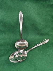 Ryusen Stainless Korea Lot of pierced Serving Spoon & small soup Ladle - Picture 1 of 9