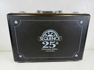 Sequence 25th Anniversary Edition Board Game Hard Case Sealed Cards Open Box - Picture 1 of 11