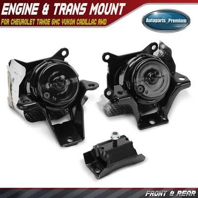 3x Montaje de motor y transmisión para Chevrolet Tahoe GMC Yukon Cadillac tracción trasera Foto 1 de 4