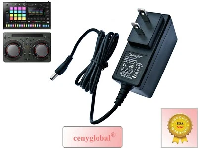 Adaptador de CA para Pioneer DDJ-WeGO4 DDJ-WeGO4-K Controlador DJ Portátil Fuente de Alimentación Foto 1 de 4
