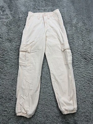 Levis Cargo Pants Women 24 Pink Baggy Loose Fit High Rise Utility Taper Joggers - Image 1 of 4