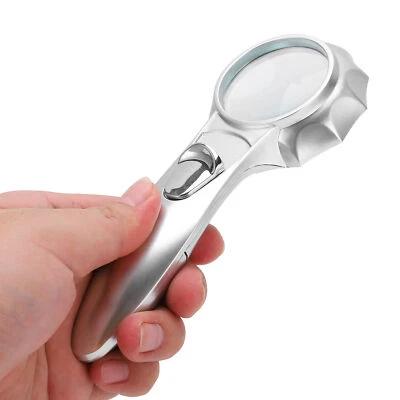 TH‑600554 Handheld Magnifier With 6LED Small Lace Observation Magnifying Gla CST - Image 1 of 4