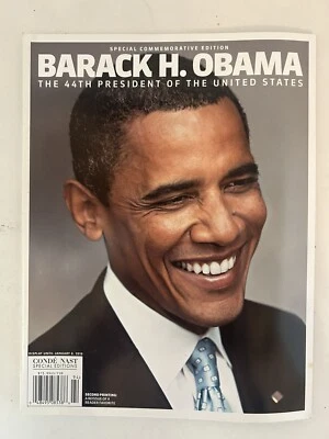 BARACK OBAMA Special Commemorative Edition Condé Nast 2nd Printing 2017 Magazine - Image 1 of 4