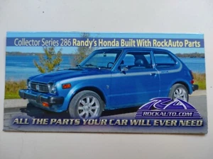 ROCKAUTO ROCK AUTO Collector Series 286 Car Magnet HONDA - Picture 1 of 1
