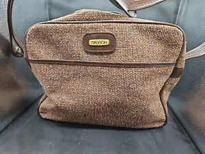 Vintage Sasson Duffel Bag Suitcase Luggage Travel Tote  Carry Shoulder Zippered  - Picture 1 of 14