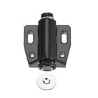 Magnetic Touch Catch Latch Closures Nylon Black for Cabinet Door Shutter 5Pcs