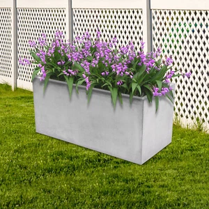 Rectangular Planter Large Outdoor Indoor Garden Pots Large Plant Pot - Picture 1 of 21