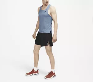 Pantaloncini da corsa uomo Nike Aeroswift 4" XL MSRP $90 nuovi con etichette - Foto 1 di 8