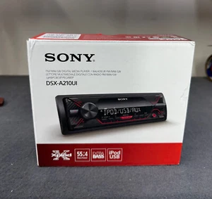 Sony Coche Estéreo Auxiliar Frontal USB MP3 Android iPod iPhone FLAC Listo Radio FM #OP - Imagen 1 de 5