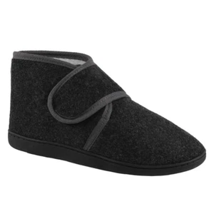 Mens Slippers Winter Bootie Memory Foam House Shoes For Diabetic Arthritis Edema - Picture 1 of 7