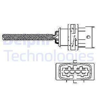 Sensor Lambda DELPHI ES10789-12B1 Para OPEL, VAUXHALL - Imagen 1 de 4