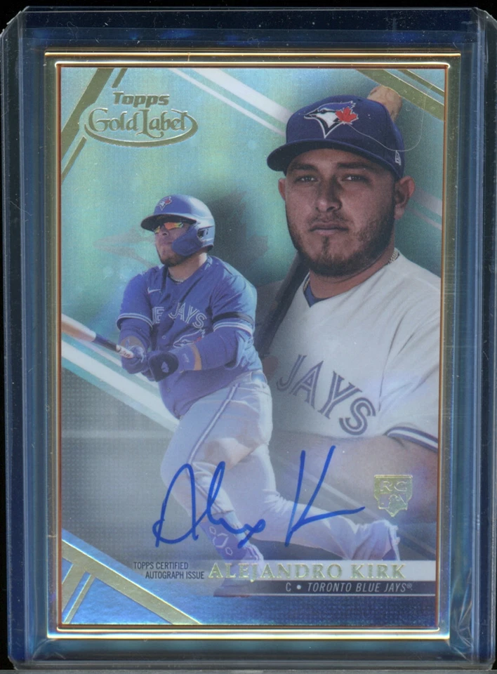 2021 Topps gold label ALEJANDRO KIRK rookie RC autograph AUTO - Image 1 of 2