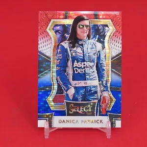 Danica Patrick /299 RED WHITE BLUE RWB Prizm 2017 Panini Select Nascar #A - Picture 1 of 2