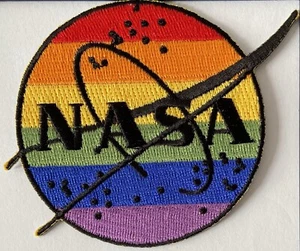NASA RAINBOW EMBLEM - 3.5" - SPACE PATCH - Picture 1 of 1