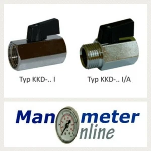 Kugelhahn mini Wasserhahn Absperrhahn Absperrventil Absperrhahn Hahn klein - Bild 1 von 5