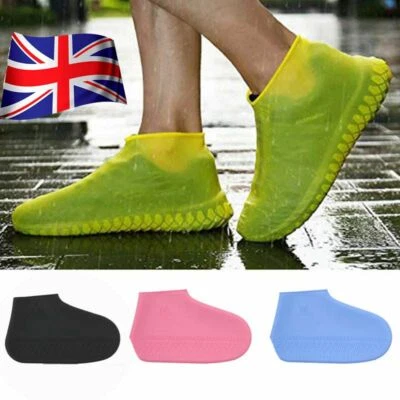Resistant Silicone Overshoes Rain Waterproof Shoe Covers Boot Cover Protector  - Image 1 of 4
