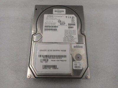 Hitachi DK32EJ-14NC 146.8GB 10K 3.5 HDD SCSI 80PIN SCA 8MB  - Image 1 of 3