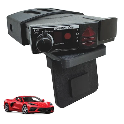 Bartallama3D Radar Holder - Valentine One 1st Generation for C8 Corvette