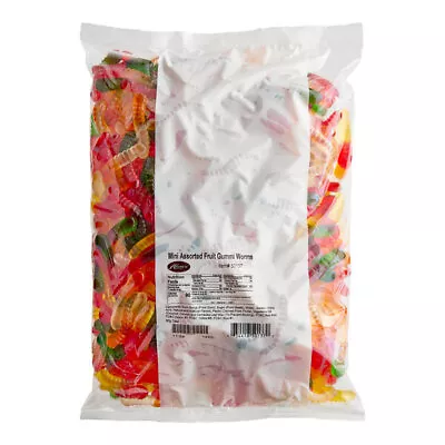 Albanese Mini Gummi Worms Topping 5 lb. - Image 1 of 3