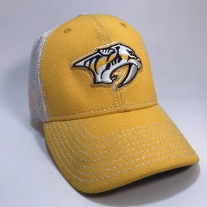 Nashville Predators NHL Fitted Trucker Hat Reebok Size Small Medium - Picture 1 of 11