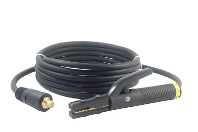 350 Amp Electrode Holder Welding Lead Dinse 35-70 Connector 1/0 Cable 25 FEET. - Image 1 of 4
