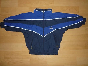 Adidas Sportjacke blau - schwarz Größe 92 Fußball Handball Volleyball Jacke TOP! - Bild 1 von 3