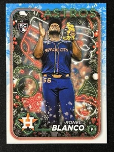 Tarjeta de béisbol 2024 Topps Holiday Ronel Blanco RC novato #H199 Houston Astros - Imagen 1 de 2