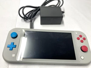 Nintendo Switch Lite Console Pokemon Zacian & Zamazenta Tested With Charger - Picture 1 of 11