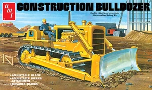 Amt 1086 1/25 Konstruktion Bulldozer Plastik Modellbau Set - Picture 1 of 1