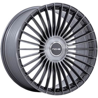 Niche NC282 Serene 22x9 5x108/5x4.5" +38mm Brushed Wheel Rim 22" Inch Foto 1 de 4