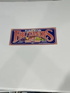 Product Of Chile Frutandes Fresh Fruit Vintage Produce Crate Label Ultra Rare - Bild 1 von 7