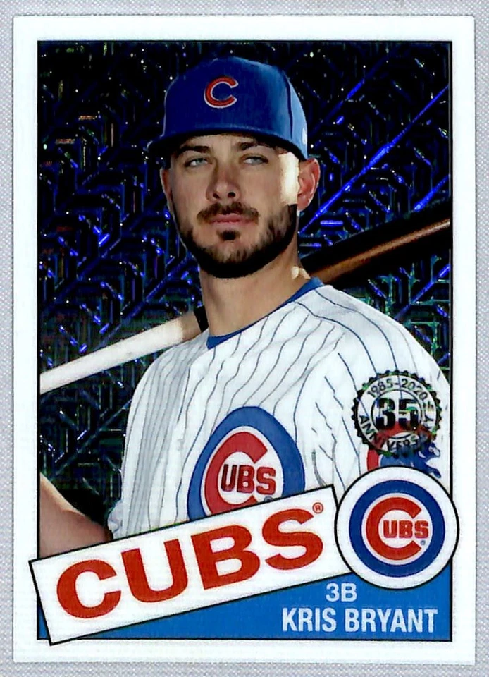 Kris Bryant 2020 Topps '85 Chrome Silver Pack #85C-8 Chicago Cubs - Image 1 of 2