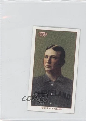 2002 Topps 206 Mini Black Polar Bear Back Cy Young #306 HOF - Image 1 of 2