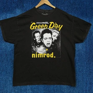 Green Day Nimrod Punk Rock Band T-Shirt Size Large - Picture 1 of 5