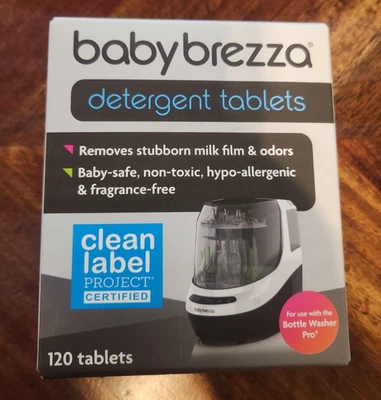 🔥Baby Brezza Ungiftige Waschmittelseife Tabletten für Flaschenwaschmaschine Pro - 120ct🔥 - Bild 1 von 3
