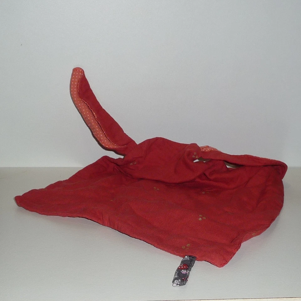 Doudou Lapin - Rouge - Photo 1/1
