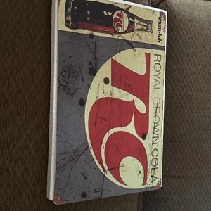 Royal Crown Soda Metal Sign 12”x8” - Picture 1 of 7