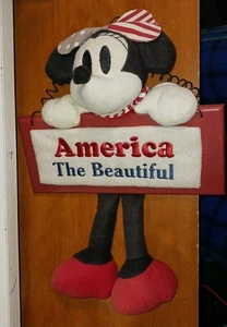 Disney Minnie Mouse Amerika der schöne Wandbehang Dan Dee patriotische Deko - Bild 1 von 5