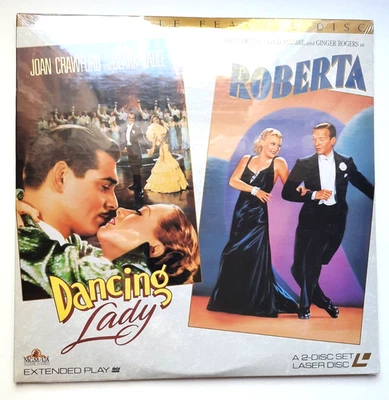 Dancing Lady / ROBERTA  2-Laserdisc set BRAND NEW SEALED  1991 Gable / Astaire - Image 1 of 2