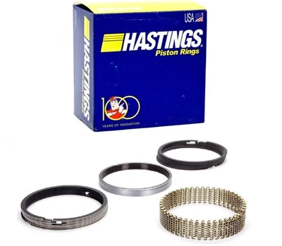 Hastings CAST +.030" over Piston Rings Set Chevy SBC 327 350 383 5/64 5/64 3/16 - Image 1 of 3