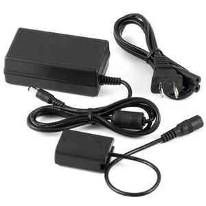 AC Adapter for Sony AC-PW20 NEX-3D NEX-7 A7 A7s NEX-5 DSC-RX10 NEX-F3 w/ coupler - Photo 1 sur 5