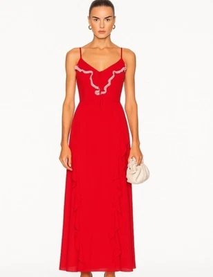 Платье макси Tularosa Remley красное размер S - Изображение 1 из 4