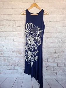 Vestido mujer Desigual T. S midi asimetría sin mangas - Imagen 1 de 6