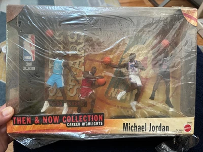 MATTEL Michael Jordan  “Then And Now” Collection Figures 1999 NBA Unopened ✨ - Image 1 of 4
