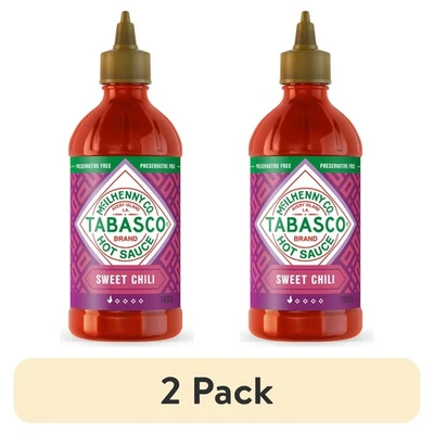 (Paquete de 2) Salsa de chile dulce Tabasco, botella de plástico exprimible regular de 11 oz Foto 1 de 4