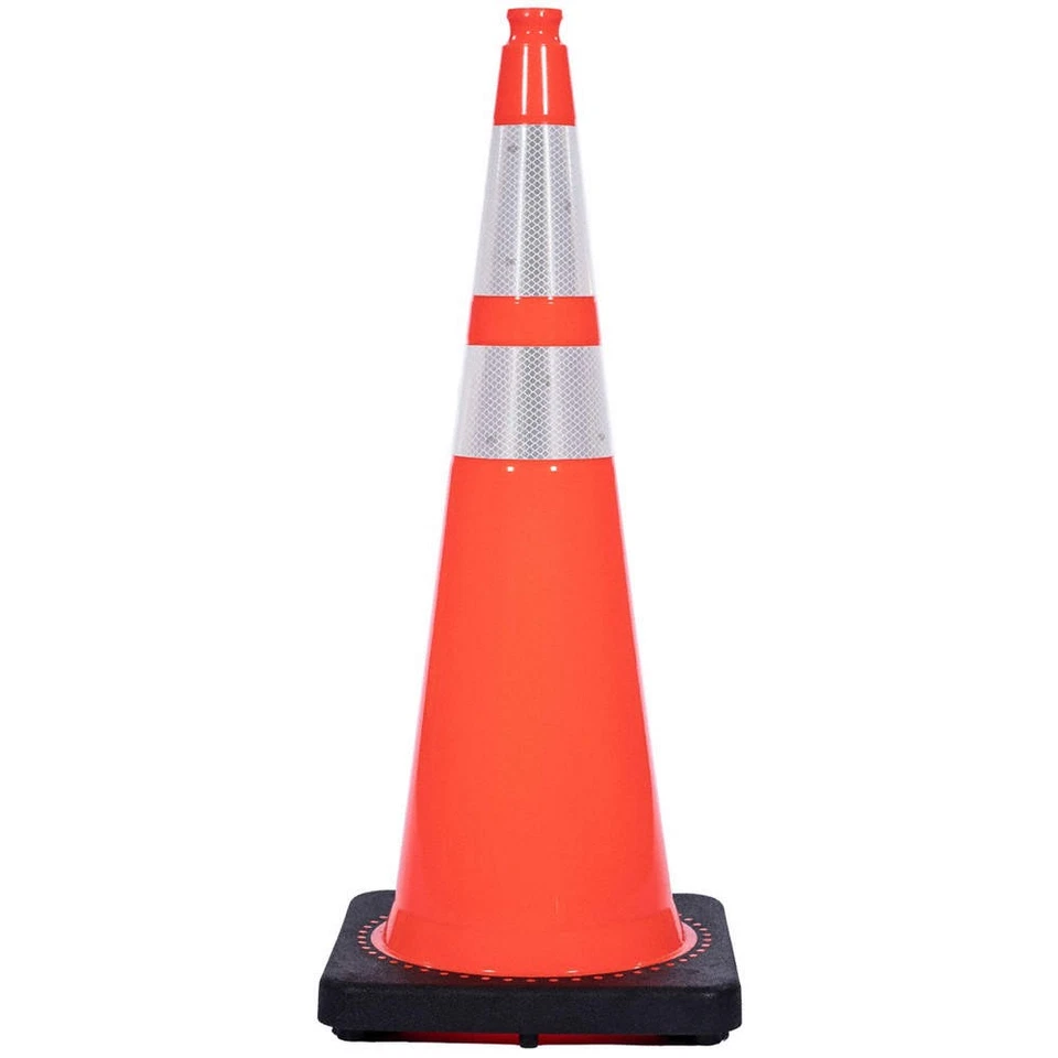 GRAINGER APPROVED RS90055CT3M64 Traffic Cone,12 lb.,Orange Cone Color 53WN85 - Image 1 of 1