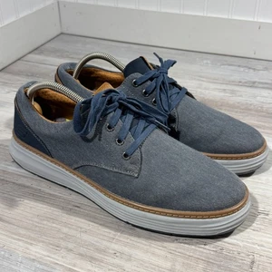 Zapatos de lona Skechers Moreno Ederson 65981-NVY azul marino para hombre talla 10,5 usados en excelente estado - Imagen 1 de 10