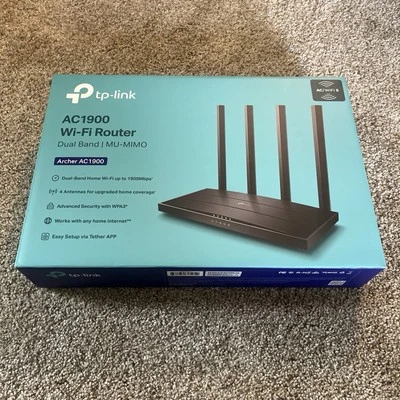 TP-Link Archer AC1900 Dual Band Wi-Fi Router - New in Box - Image 1 of 4
