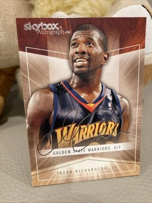 2004-05 NBA Skybox Autographics Basketball Golden State Warrior Jason Richardson - Image 1 of 2
