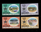 Ghana 1976 - Internationale Messe - 4er Set Briefmarken - Scott #574-7 - postfrisch
